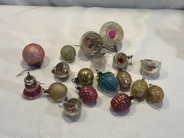 Vtg. Glass Ornaments
