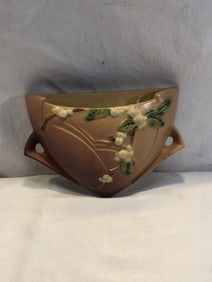 Vtg. Roseville Snowberry Wall Pocket