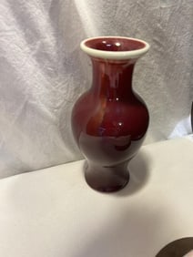 Chinese Oxblood Glaze Porcelain Vase