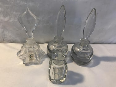 Vtg Perfume Bottles