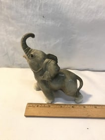 Vtg Western Germany Porcelain Elephant