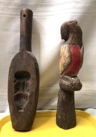 19th Century Carved Wooden Items