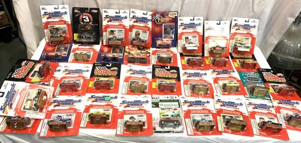 Large Lot Nascar Die Cast Cars /Cards - New