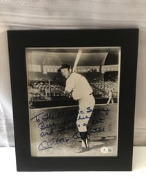 Mickey Mantle Signed Photo