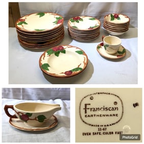 Vtg. Franciscan Apple Earthenware