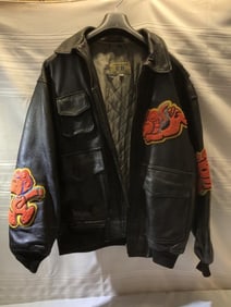 Charlie Brown Varsity Style Leather Jacket