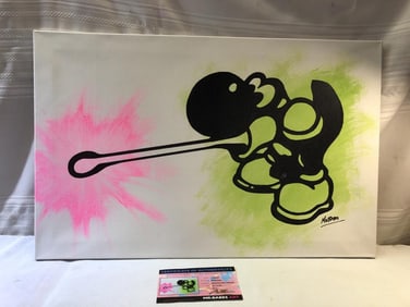 Original Acrylic on Canvas “Yoshi??- Signed