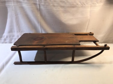 Antique Childs Wooden Sled