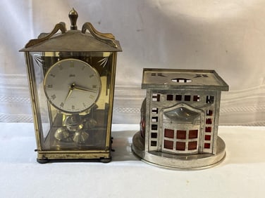 Schatz Anniversary Clock and Art Deco Tea pot War
