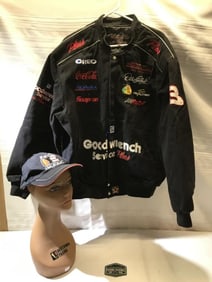 Nascar  Dale Earnhardt Coat and Hat