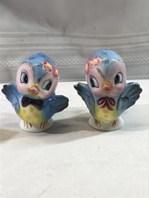 Vtg. 1950’s Lefton Bluebird S & P Shakers