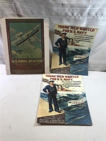 Antique U.S. Navy Recruitment Posters