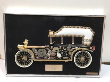 Steam Punk Replica of an Antique Car/Gears
