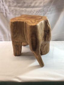 4 Leg Teak Wood Stool