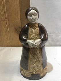 Vintage Pottery Figural Vessel