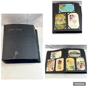 Vintage Postcards in Binder