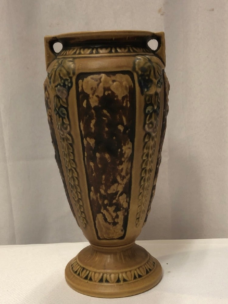 Vtg. Roseville Pottery Florentine Vase (1 of 4)