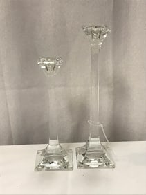 Tiffany And Co. Crystal Candlesticks