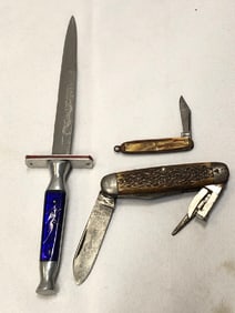 Vtg. Pocket Knives and Dagger
