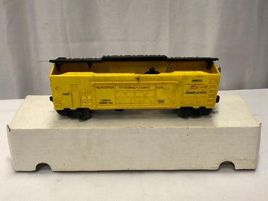 Vtg. Lionel 3619 Helicopter Launching Car