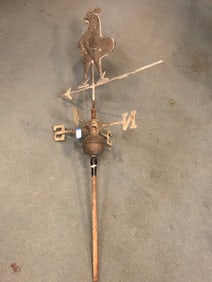 Copper Rooster Weather Vane