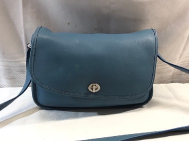 Coach Blue Leather Classic City Bag