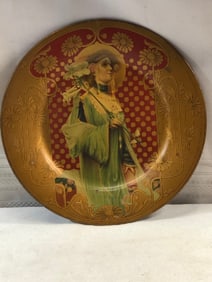 Antique Royal Saxony Art Plate