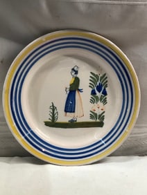 Hand painted Henriot Quimper Plate