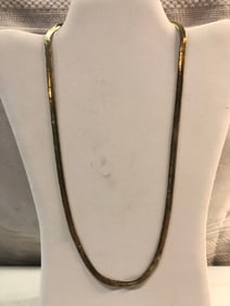 14 Kt Gold Italy Herringbone Chain