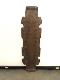 Vtg. Hand Carved Enkeboll Magazine Display Rack