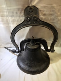 Antique Cast Iron Crystal Metal no. 2 Bell