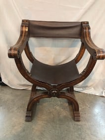 Italian Renaissance Style Savonarola Chair