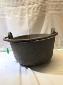 Antique Joseph Pollard Co. Cast Iron Cauldron