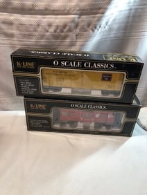 2- K-Line O Scale Cars