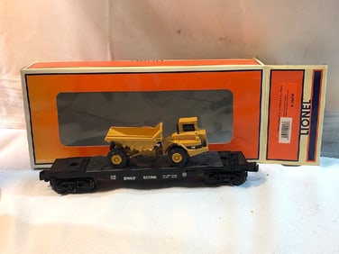 Lionel BSNF Flatcar with Articulated Truck