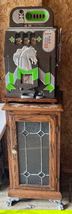 Antique Mills 25 Cent Horse Head Bonus Slot Machine: Antique Mills 25 Cent Horse Head Bonus Slot Machine - Mills Novelty Company - Works