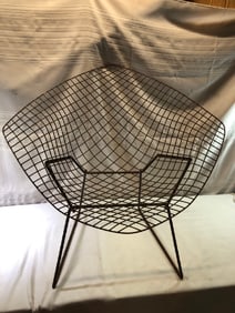 Antique Bertoia Diamond MCM Chair