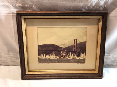 Myron Bernstein Signed Framed Photo