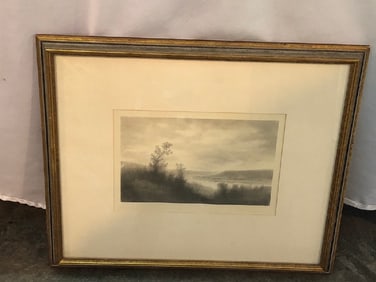 Thomas Tony Signed Graphite Drawing