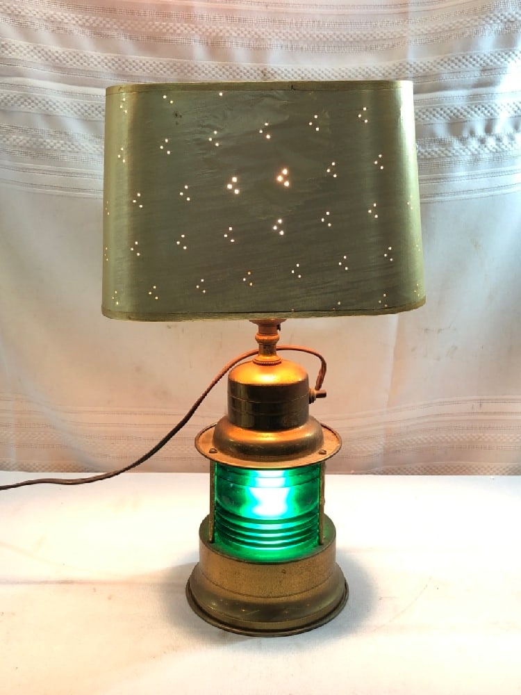 Nautical Glass Lantern Lamp (1 of 4)