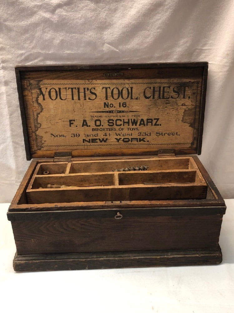 Vtg. Youth’s Tool Chest No. 16 - Including Tools (1 of 9)
