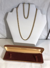 14kt Semi-Solid Rope Necklace & Bracelet