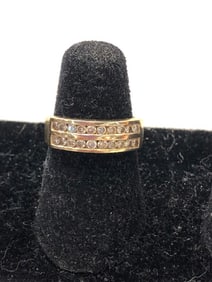 14 K and Diamond Ring