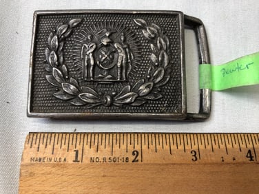 Early 1900’s NYPD Pewter Belt Buckle