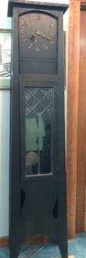 Arts & Crafts Mission Oak Grandfather Clock
