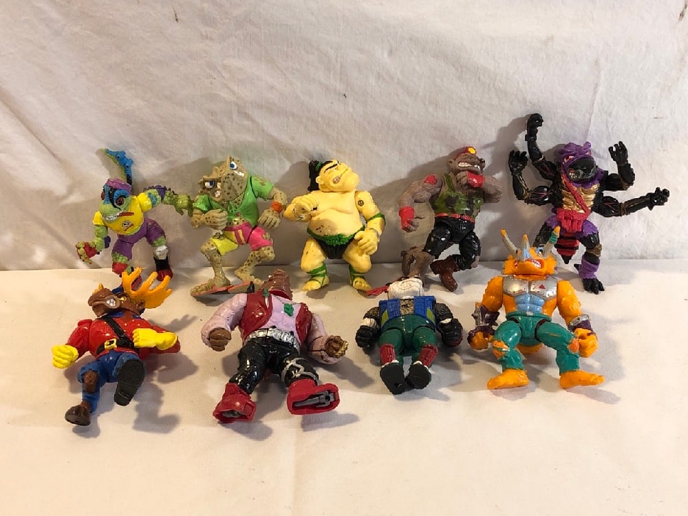 Figurines From Teenage Mutant Ninja Turtles: 9 Figurines From Teenage Mutant Ninja Turtles
