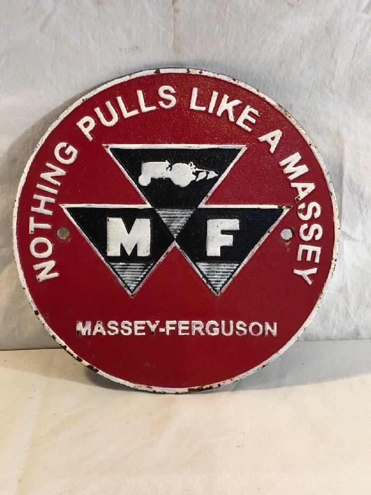 Cast Iron Massey Ferguson Sign (1 of 2)