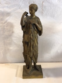 19th Century Bronze Statue of Diana of Gabii