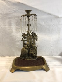 Victorian Figural Girandole Candle Holder