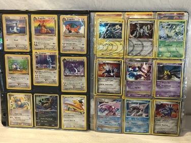 Pokémon Cards in Binder